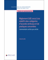 Règlement 2022/720 relatif aux accords verticaux et pratiques concertées