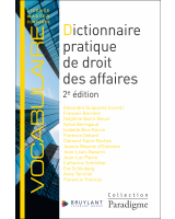 Dictionnaire pratique de droit des affaires