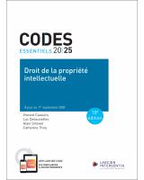 Code essentiel - Droit de la propriété intellectuelle 2025