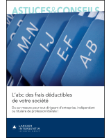 L'abc des frais déductibles de votre société
