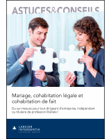 Mariage, cohabitation légale et cohabitation de fait