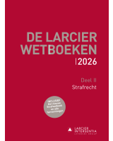De Larcier Wetboeken – Deel II: Strafrecht