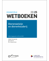 Wetboek Dierenwelzijn en dierenhouderij - 2025