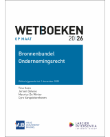 Bronnenbundel Ondernemingsrecht - 2026