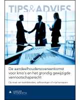 De aandeelhoudersovereenkomst voor kmo’s en het grondig gewijzigde vennootschapsrecht