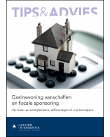 Gezinswoning aanschaffen en fiscale sponsoring