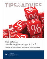 Hoe optimaal uw rekening-courant gebruiken?