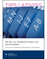 Het abc van aftrekbare kosten voor eenmanszaken