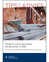 Veilig en correct factureren als aannemer in 2026