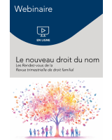 Webinaire - Le nouveau droit du nom