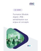 Formation Module digital RSE : sensibilisation aux enjeux et concepts