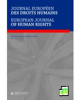 Journal européen des droits humains / European Journal of Human Rights